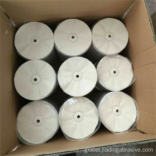 Polishing Wheel Cotton 10*60 polishing wheel cotton stitch buffing disc customized Supplier